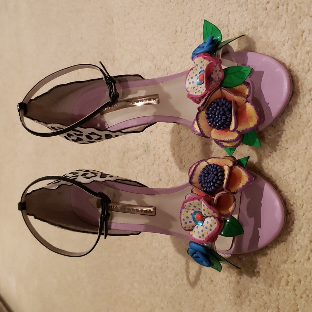 Sophia Webster size 40 1/2 color multi 100% Authentic - Picture 1 of 11